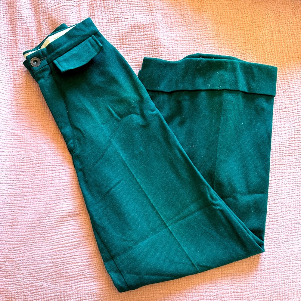 Vintage Wool Wide Leg Pants
